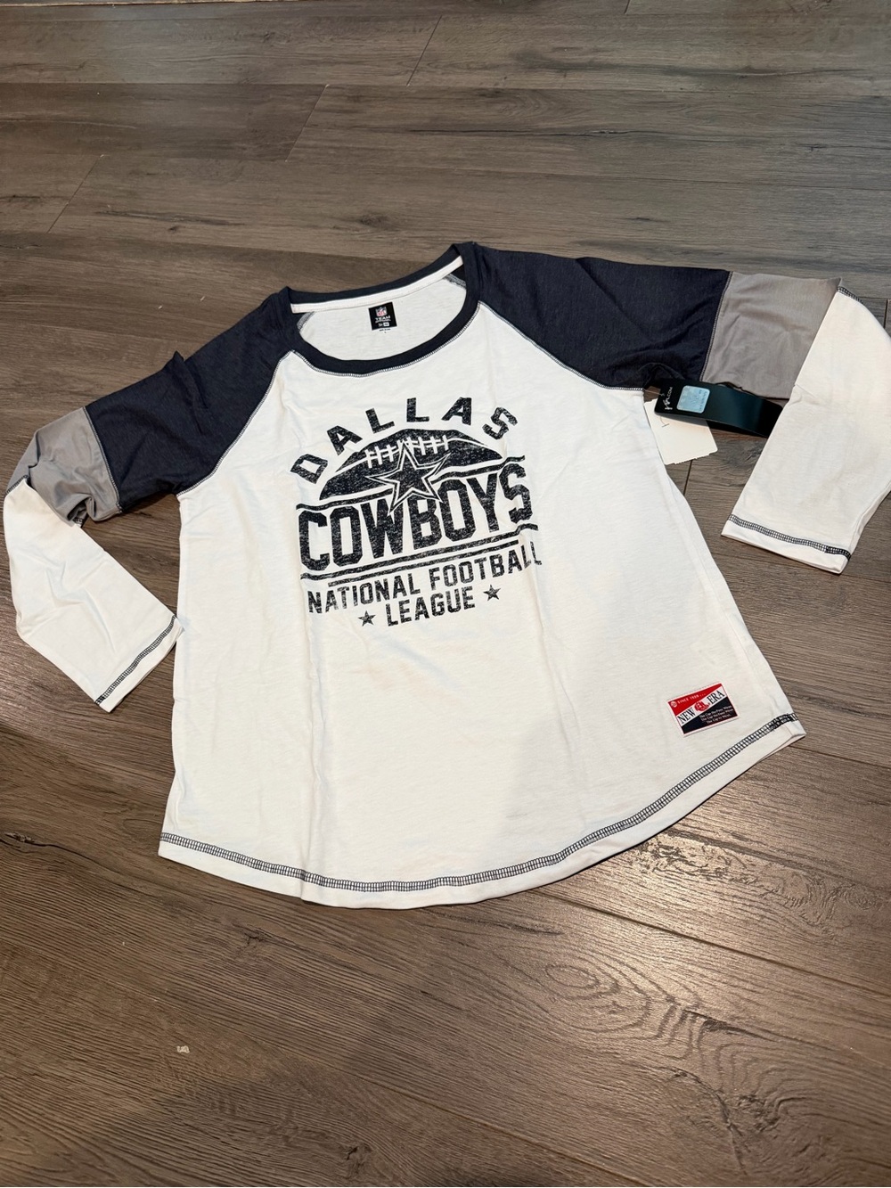 Womens New Era Dallas Cowboys Long Sleeve Short Size L